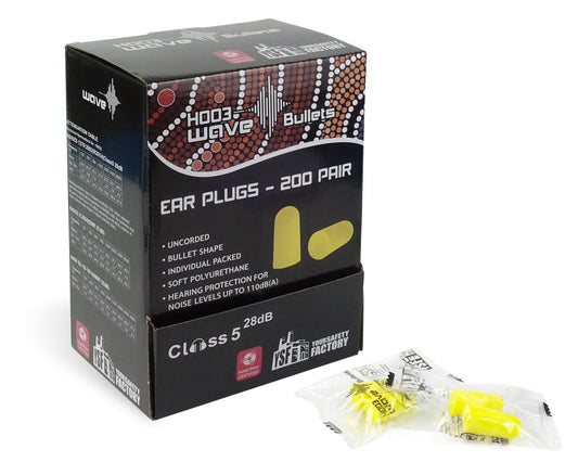 YSF - Wave Bullet Earplugs (200 pack)