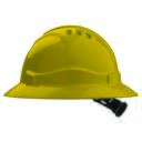PRO - V6 Hard Hat Vented Full Brim Ratchet Harness