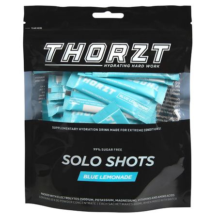 Thorzt - 99% Sugar Free Hydration Solo Shots (Pack of 50)