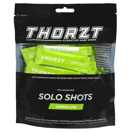 Thorzt - 99% Sugar Free Hydration Solo Shots (Pack of 50)