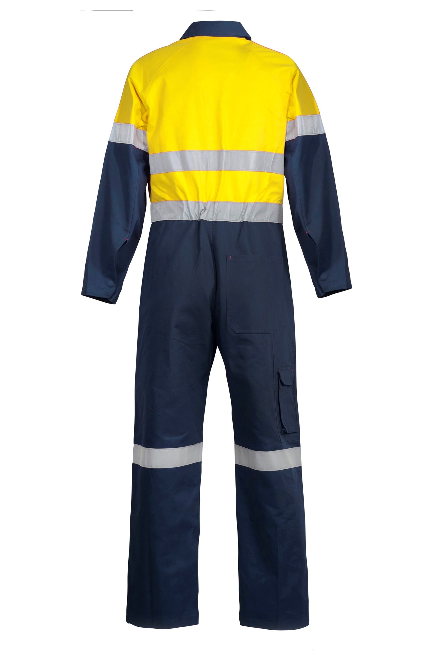 WORKCRAFT-HI VIS COVERALL CSR TAPE