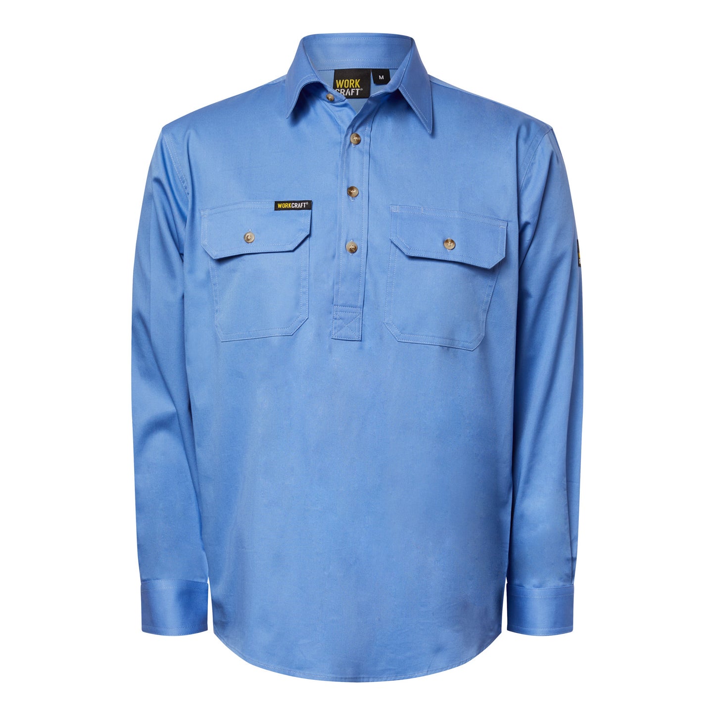 WORKCRAFT-HALF PLACKET FULL COL SHT