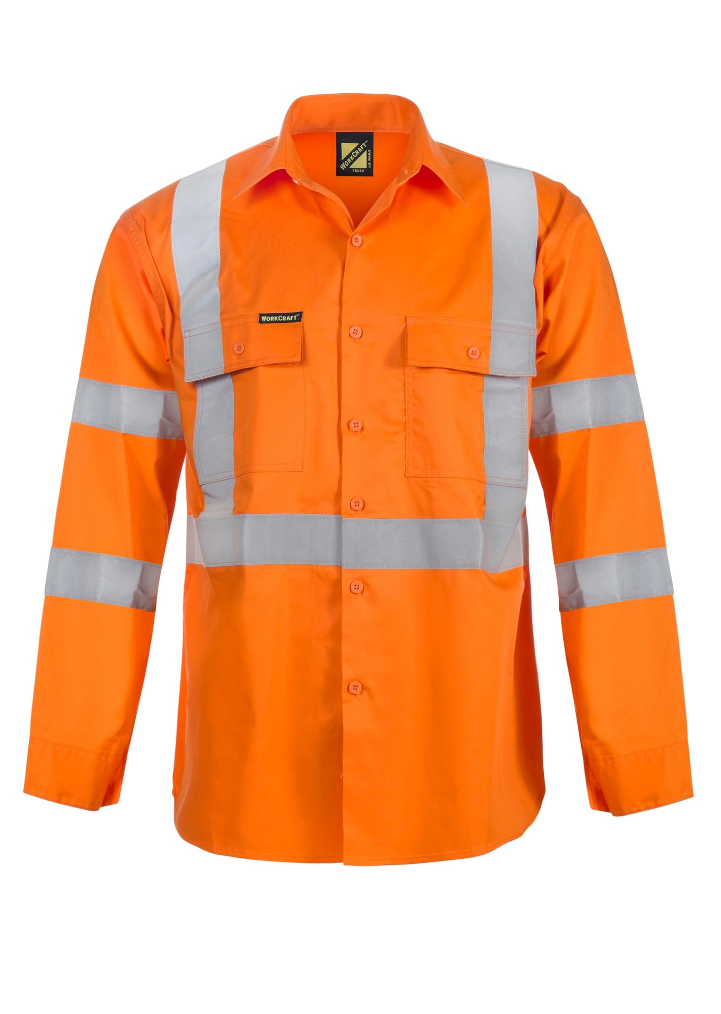 WORKCRAFT-COTTON SHIRT WITH CSR TAPE
