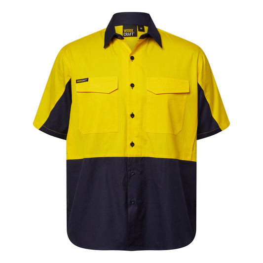 WORKCRAFT-RIPSTOP SS VENTED SHIRT