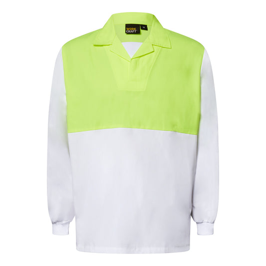 WORKCRAFT-JACSHIRT LS RIB CUF&NECK INSER