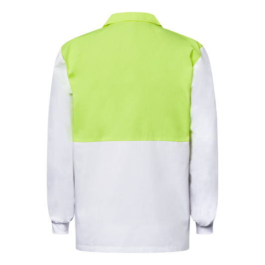 WORKCRAFT-JACSHIRT LS RIB CUF&NECK INSER