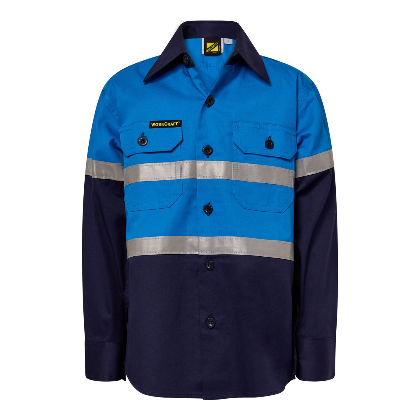 WORKCRAFT-KIDS TWO TONE SHIRT - TAPED