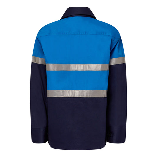 WORKCRAFT-KIDS TWO TONE SHIRT - TAPED