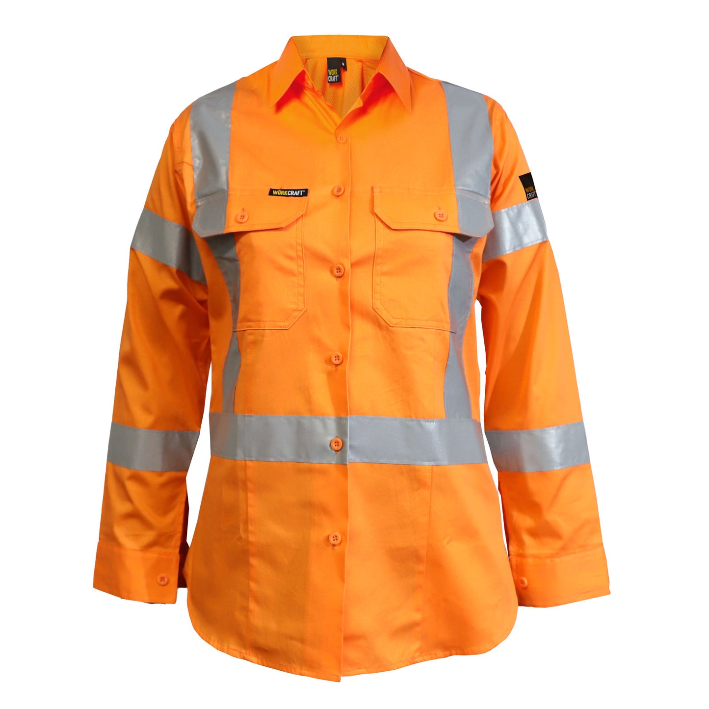 WORKCRAFT-LADIES NSW RAIL XPATTERN SHIRT