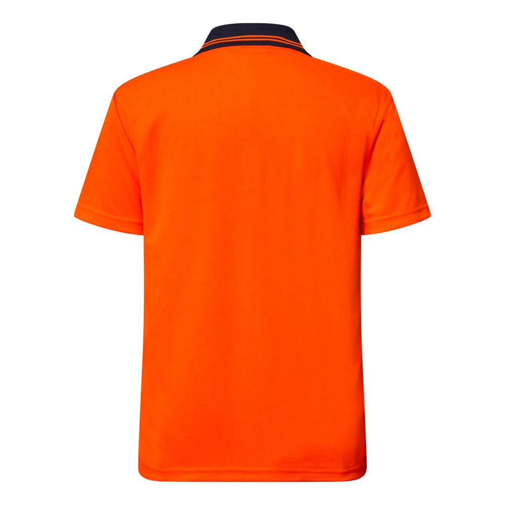 WORKCRAFT-HI VIS LIGHTWEIGHT SS POLO