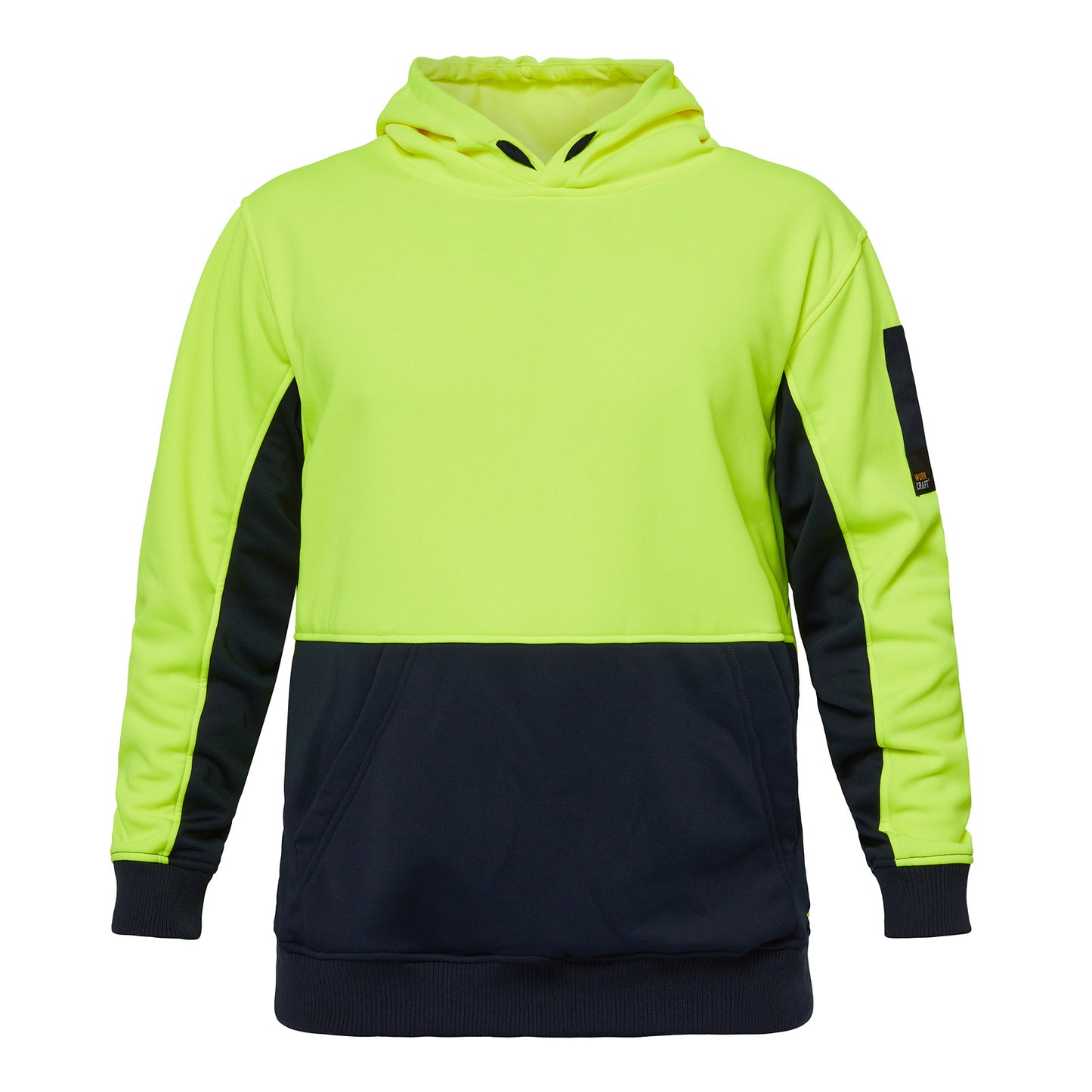 WORKCRAFT-TWO TONE HI VIS HOODIE