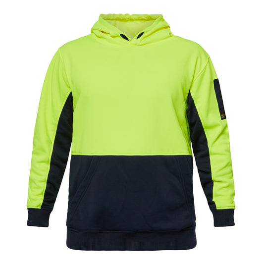 WORKCRAFT-TWO TONE HI VIS HOODIE