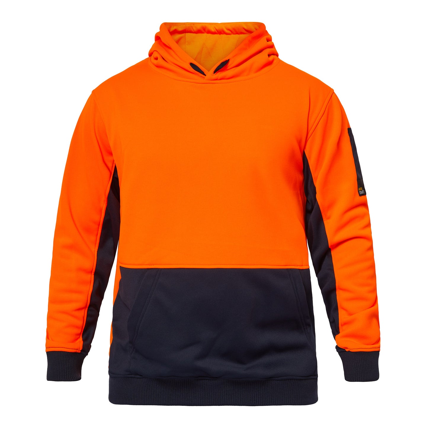 WORKCRAFT-TWO TONE HI VIS HOODIE