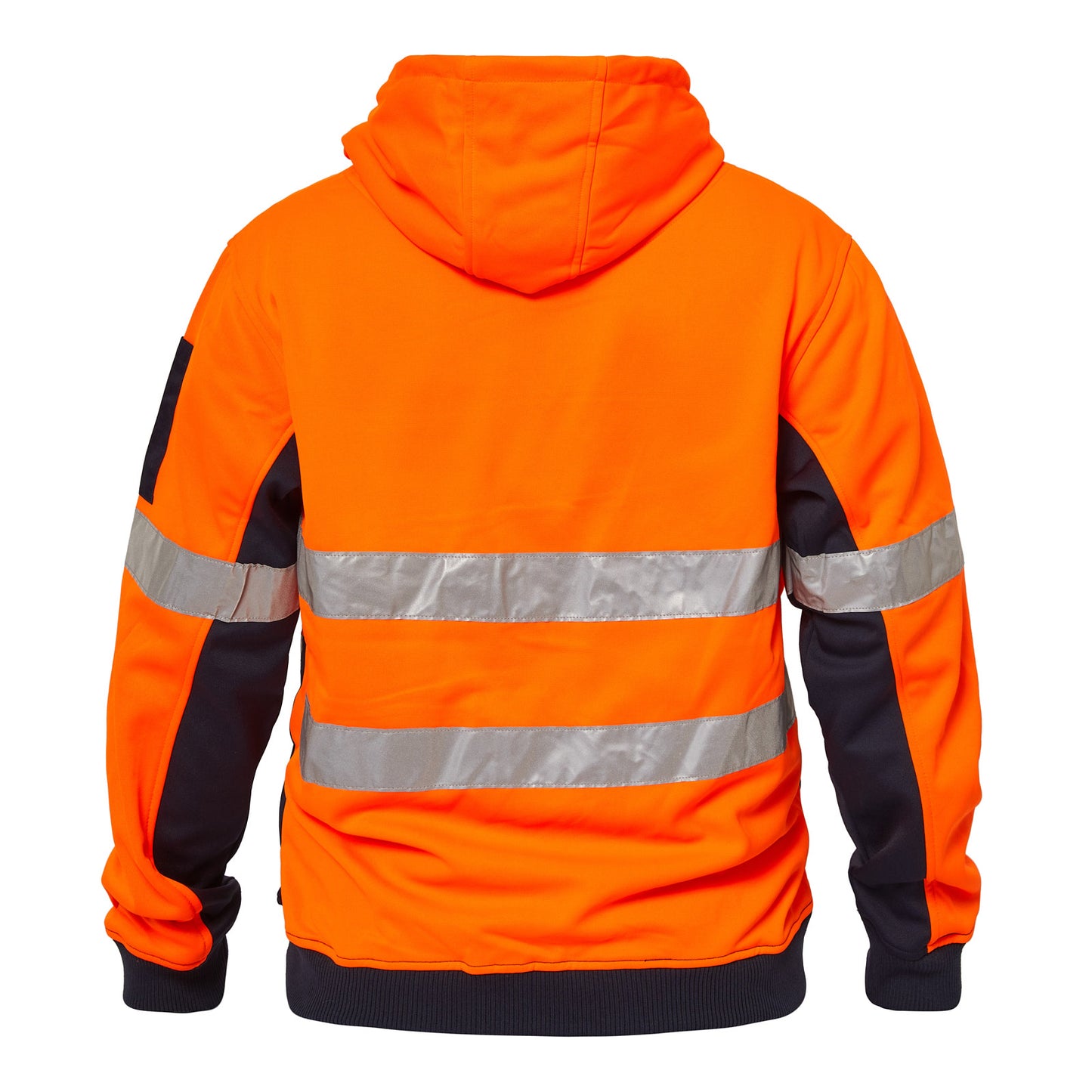 WORKCRAFT-TWO TONE HI VIS HOODIE W TAPE
