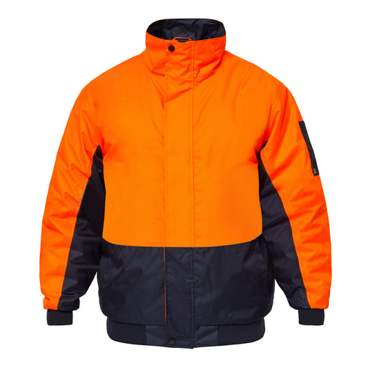 WORKCRAFT-TWO TONE BOMBER JACKET