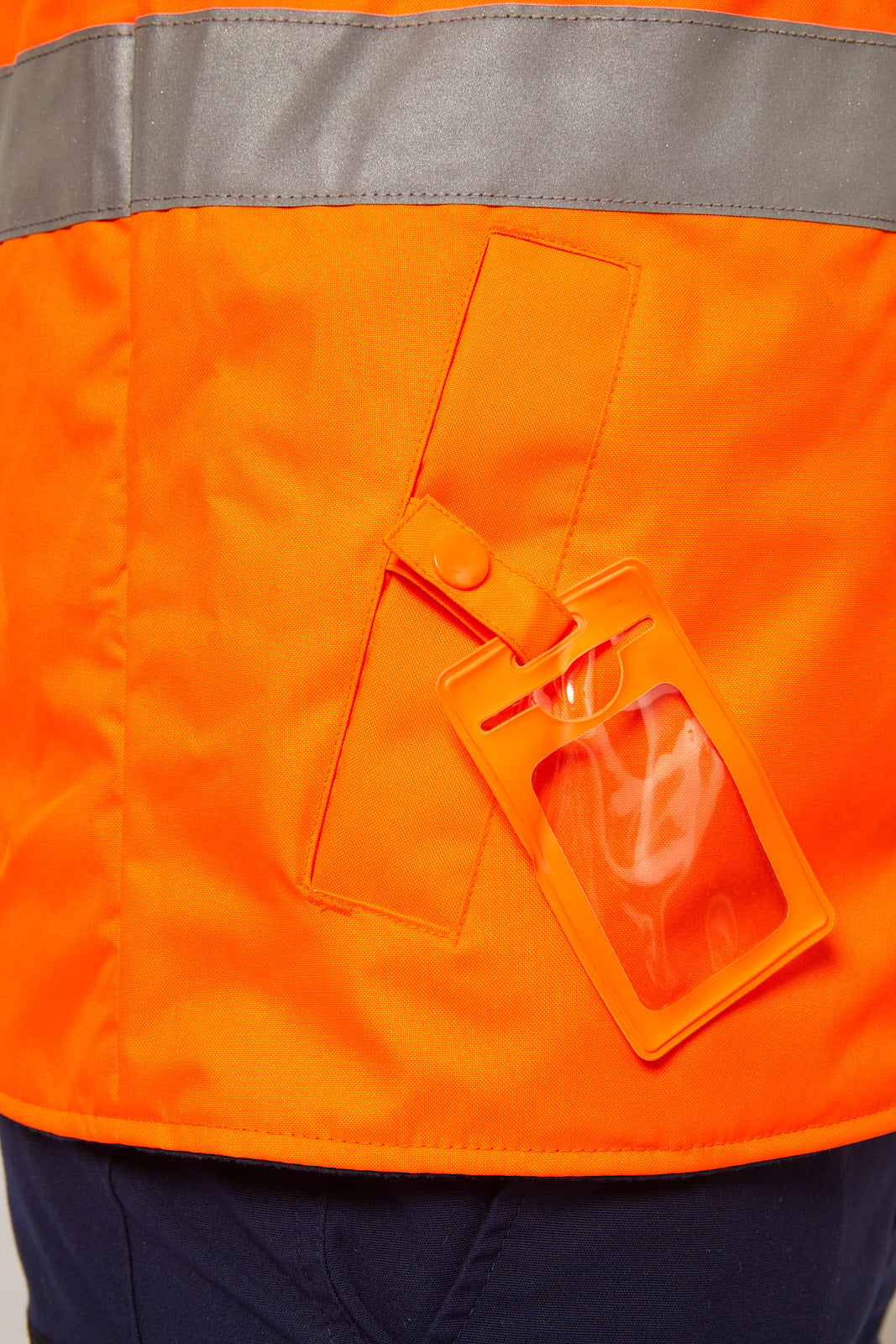 WORKCRAFT-HI VIS REVERSIBLE VEST W/TAPE