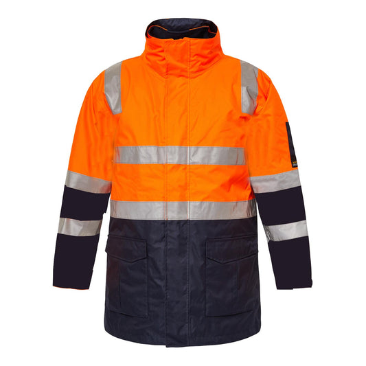 WORKCRAFT-HI VIS JACKET WITH TAPE