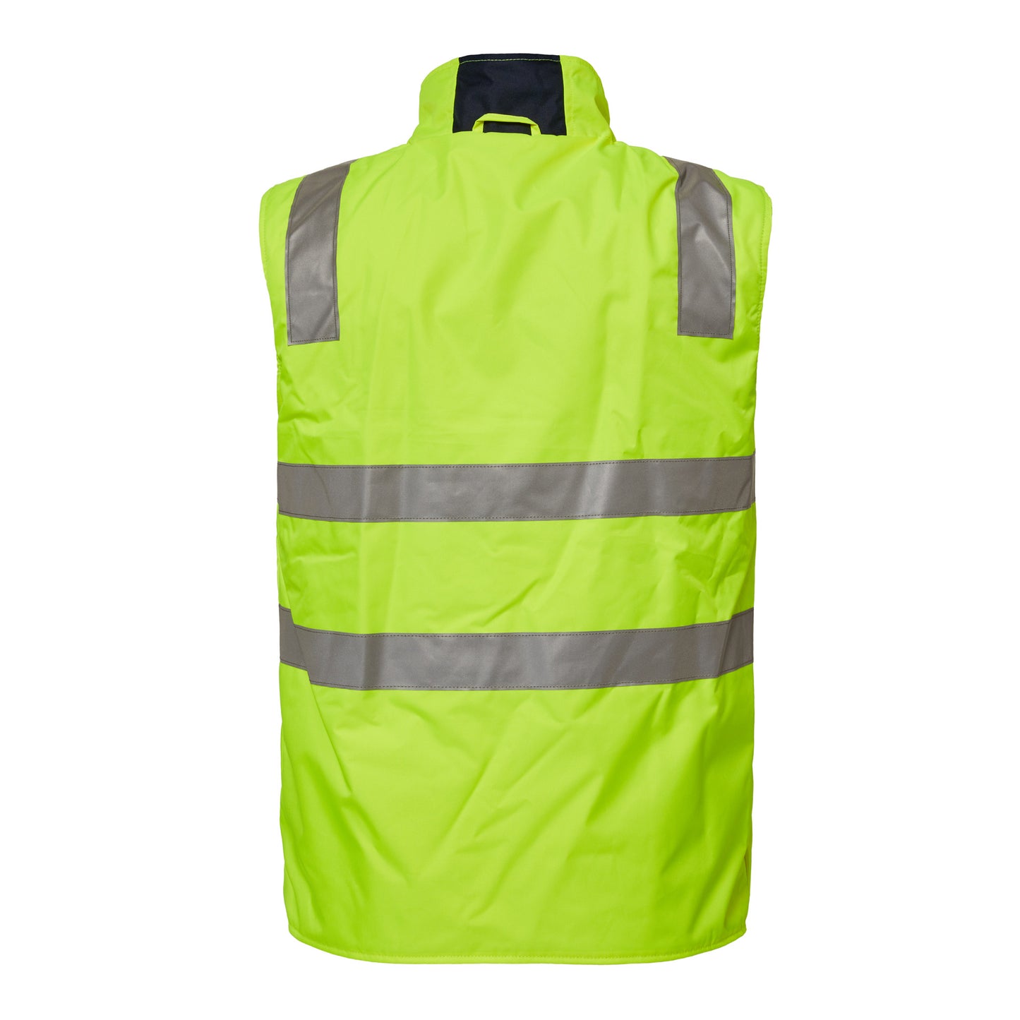 WORKCRAFT-HI VIS REVERSIBLE VEST -TAPE