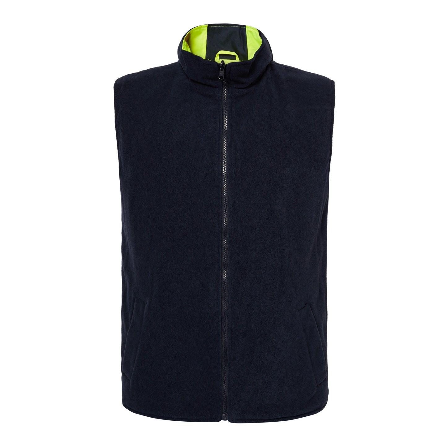 WORKCRAFT-HI VIS REVERSIBLE VEST -TAPE