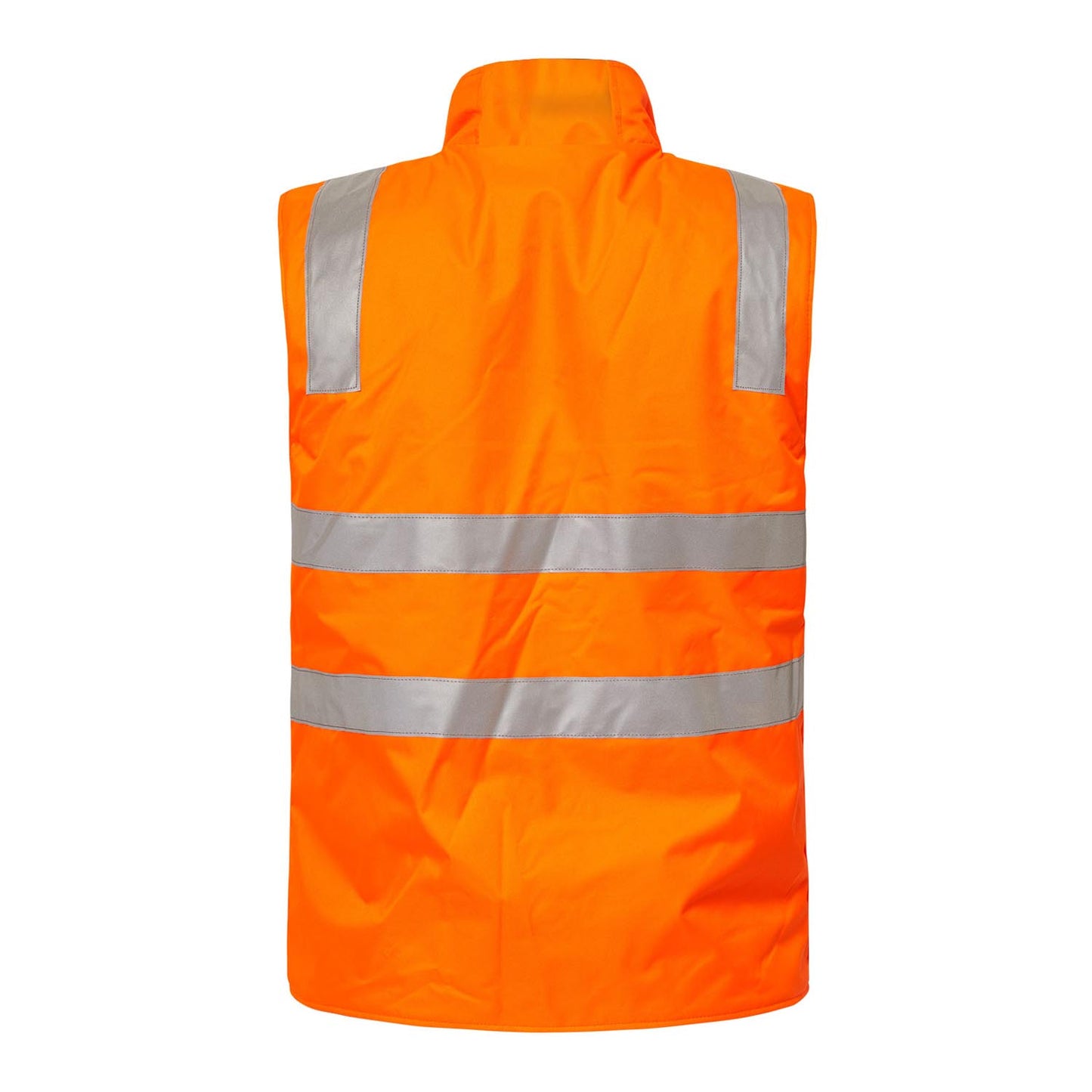 WORKCRAFT-HI VIS REVERSIBLE VEST -TAPE