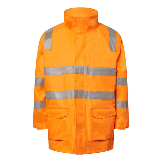 WORKCRAFT-VIC RAIL HIVIS 4 IN 1 JKT-TAPE