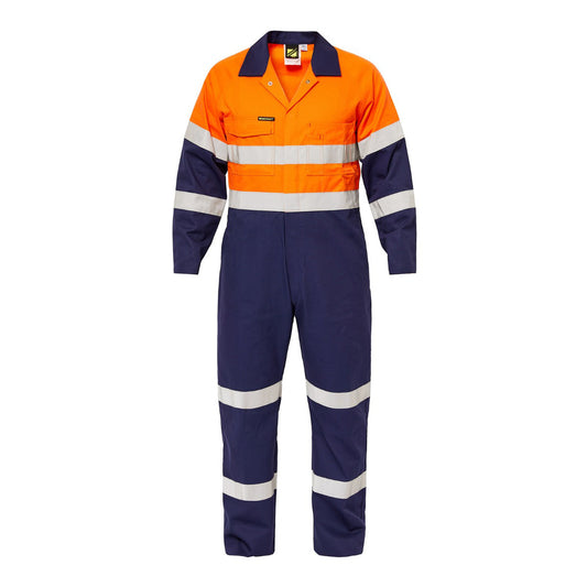 WORKCRAFT-HI VIS COVERALL IND TAPE
