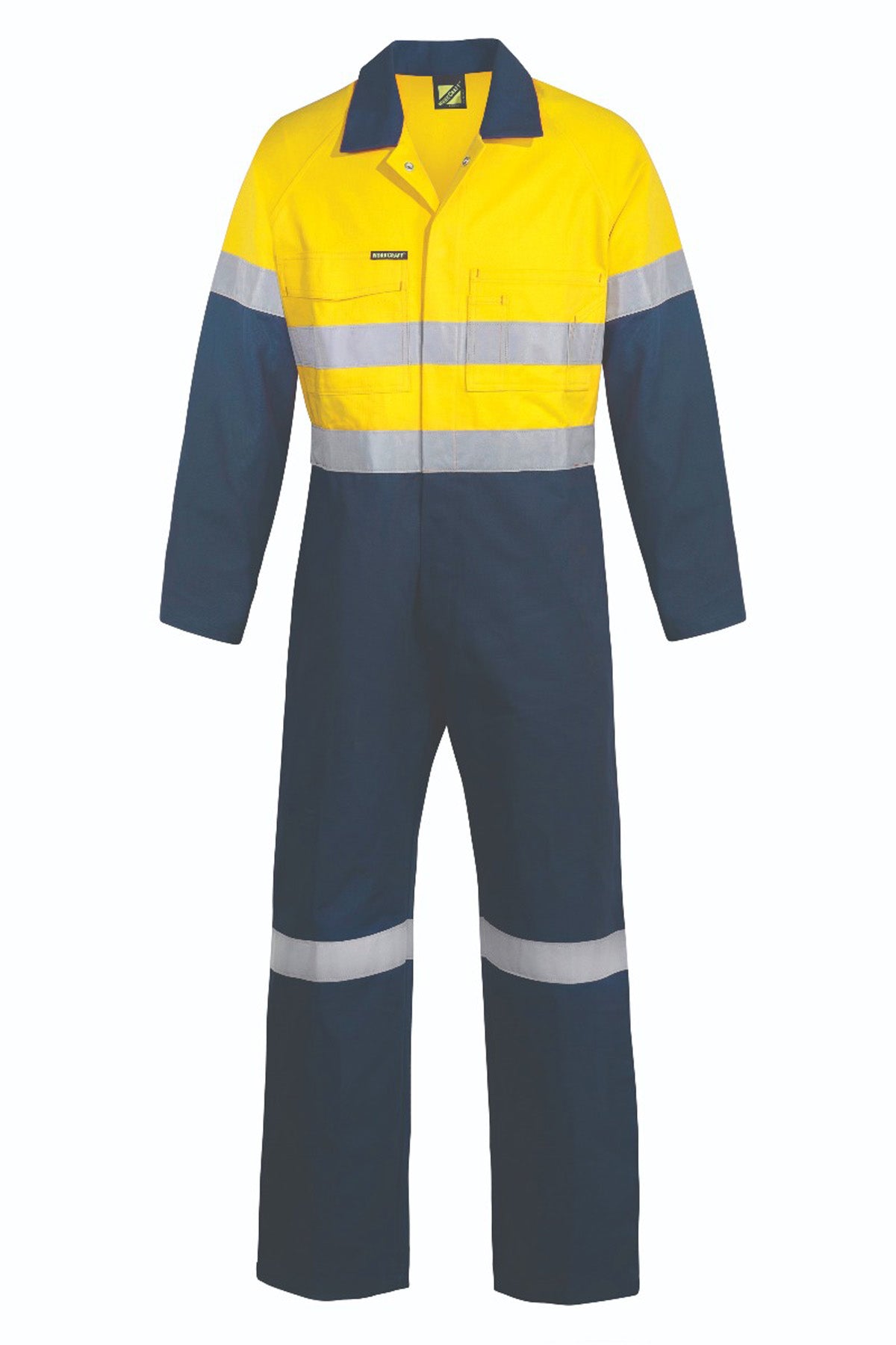 WORKCRAFT-HI VIS COVERALL CSR TAPE