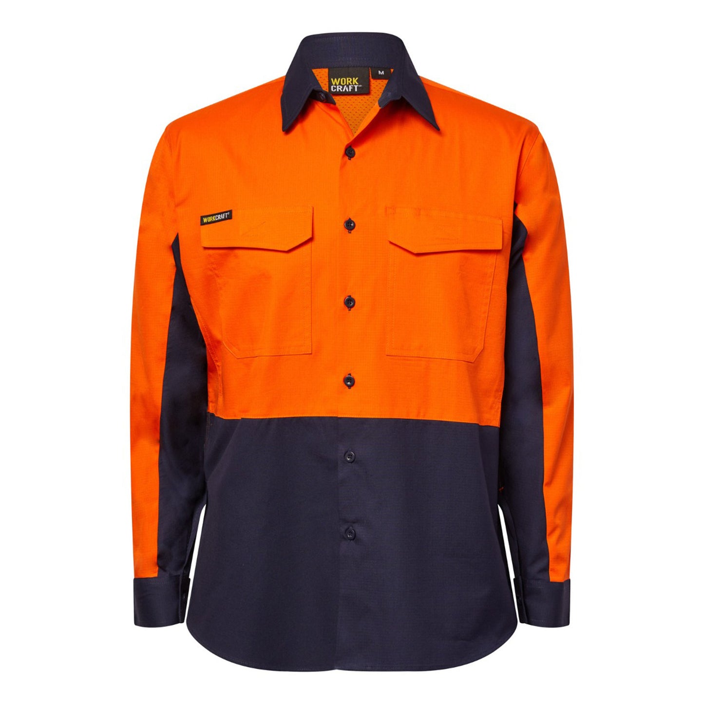 WORKCRAFT-RIPSTOP LS VENTED SHIRT