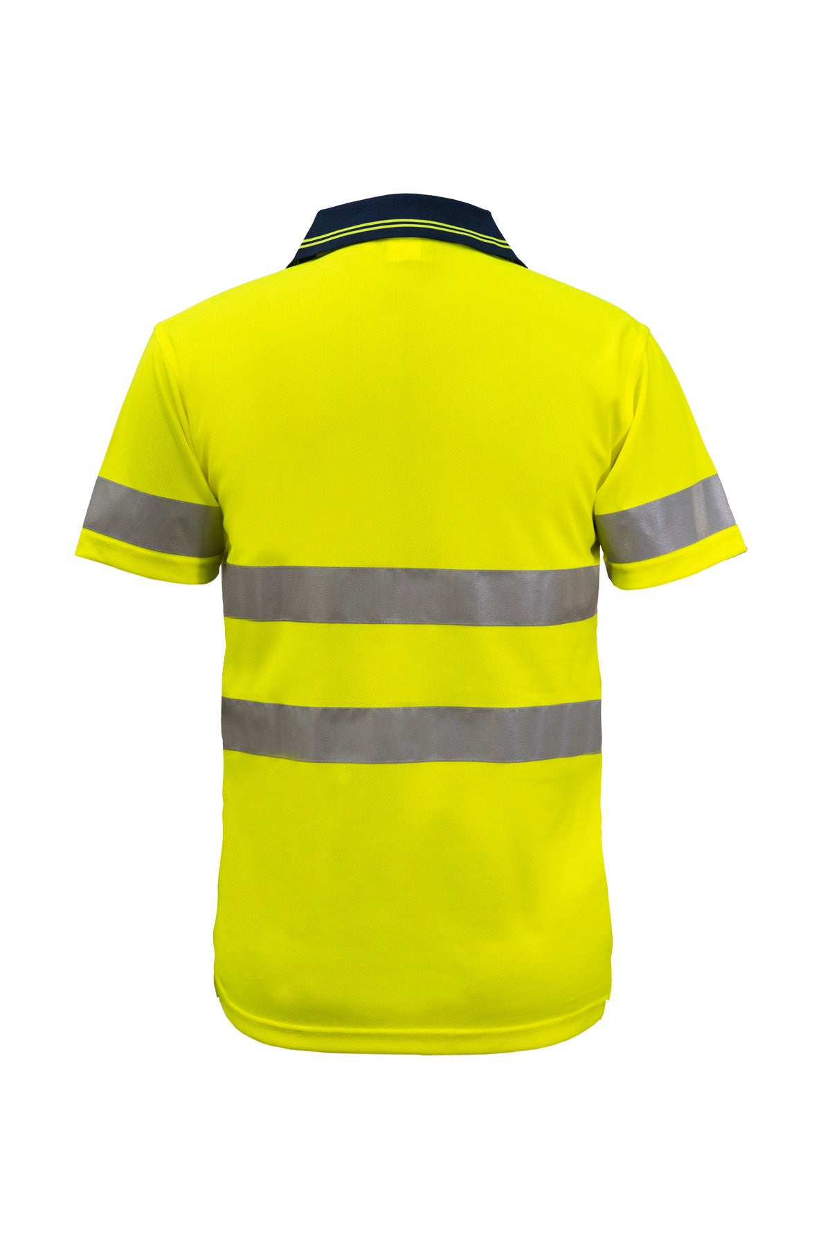 WORKCRAFT-HI VIS TWO TONE SS POLO & TAPE
