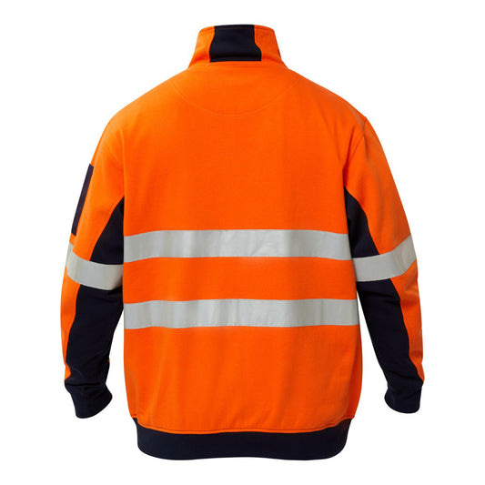 WORKCRAFT-HALF ZIP COTTON PULL OVER